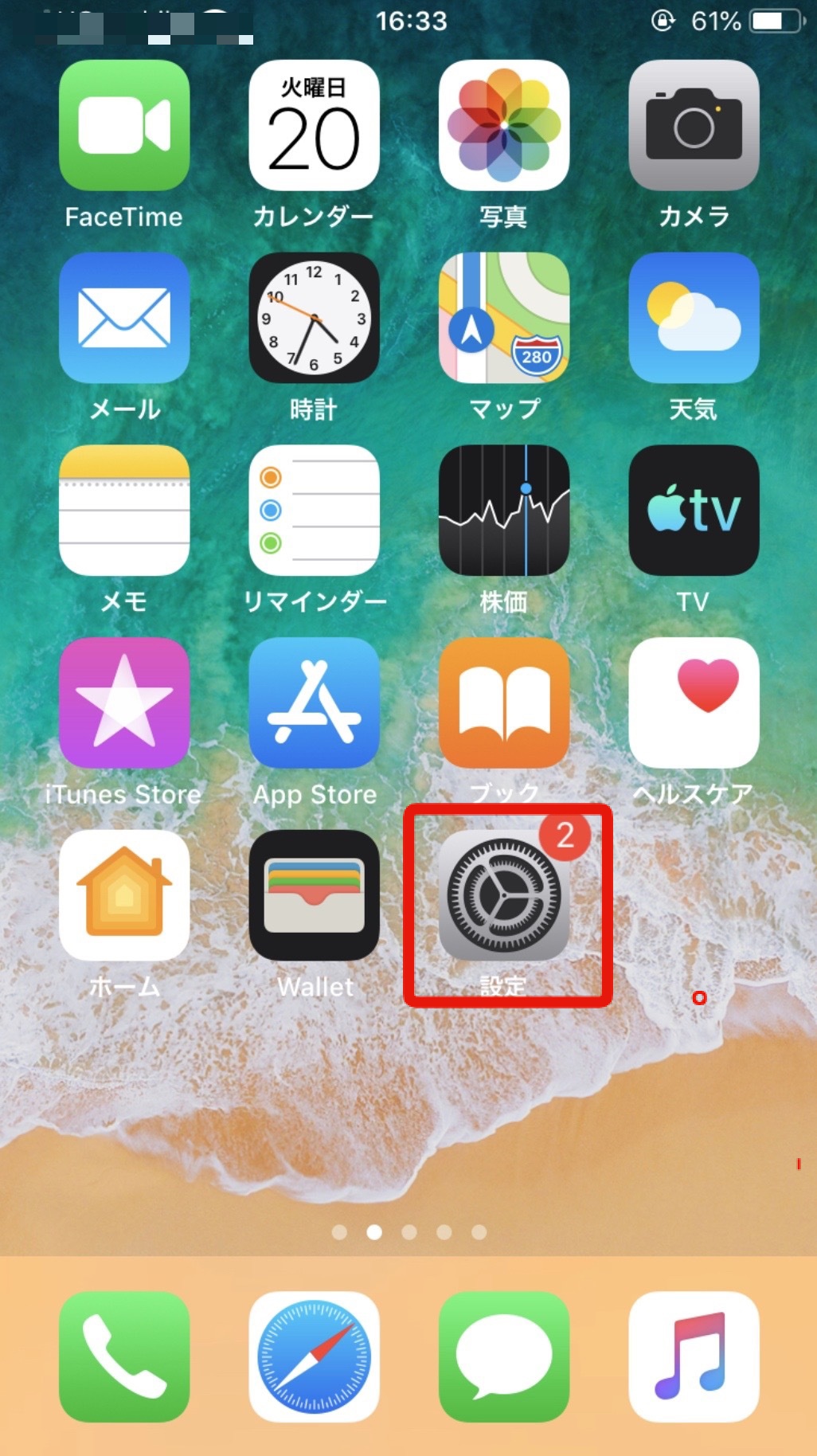 APPLE設定