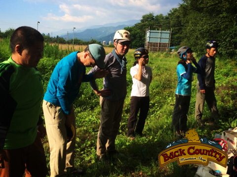 登山教室 ロープワーク BC穂高