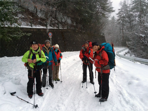 厳冬の北アルプス 燕岳 冬山登山教室 BC穂高