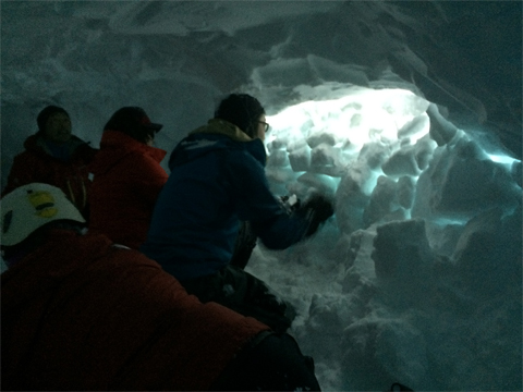 燕岳 イルカ 登山教室 厳冬の北アルプス 燕岳 冬山登山教室 BC穂高